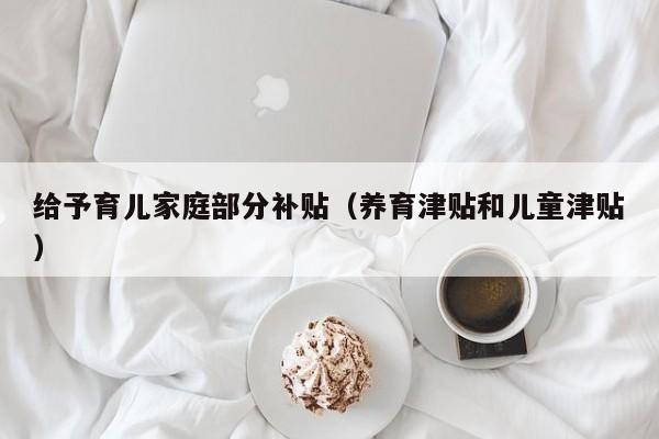 给予育儿家庭部分补贴（养育津贴和儿童津贴）