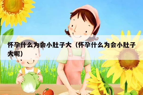 怀孕什么为会小肚子大（怀孕什么为会小肚子大呢）