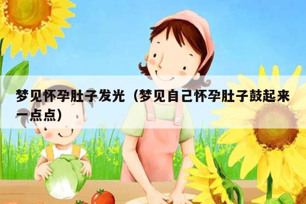 梦见怀孕肚子发光（梦见自己怀孕肚子鼓起来一点点）